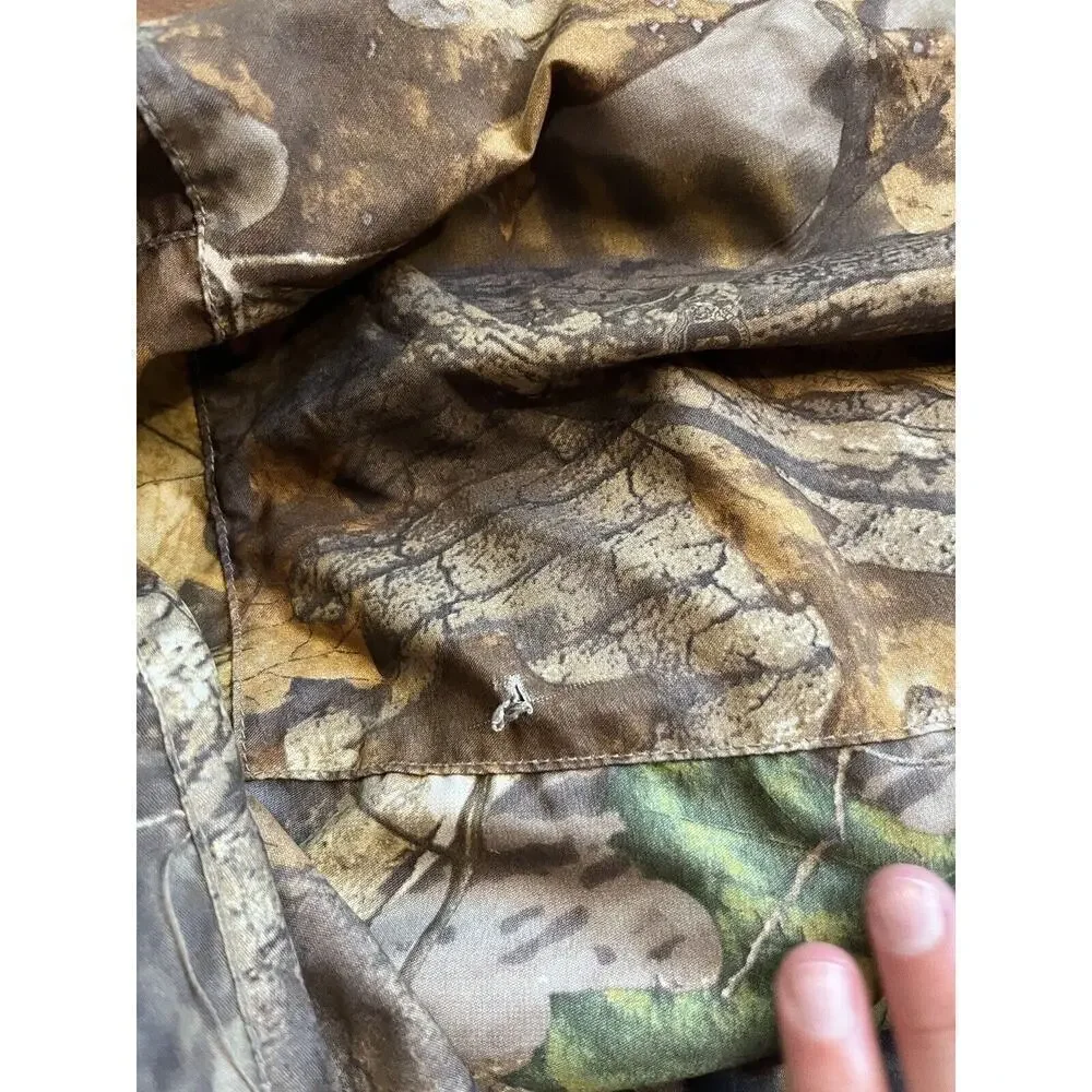 Mad Dog Silent Shawdow Dry Gear Full Zip Hunting Jacket Mens Size M